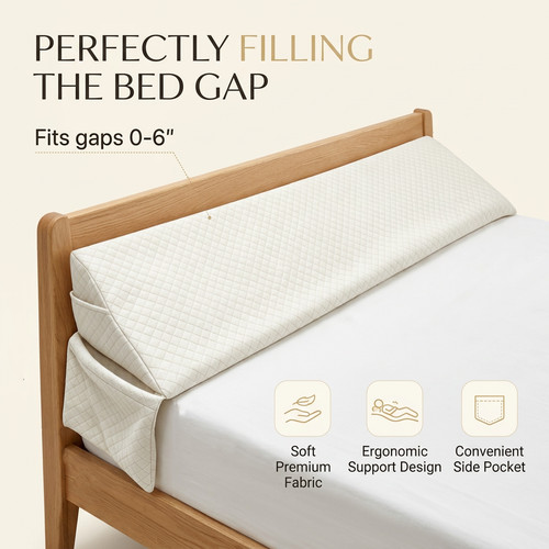 Full size bed wedge - size, pillow