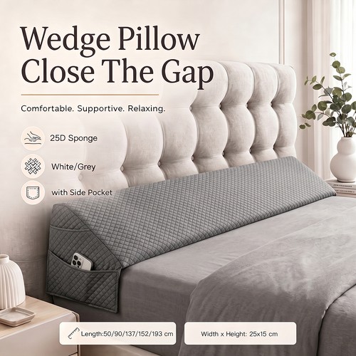 Bed wedge pillow mattress - pillow,,