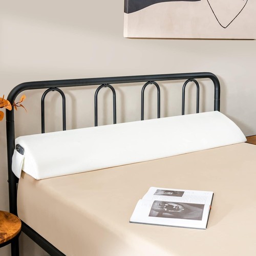 Bed wedge pillow headboard gap - wedge,